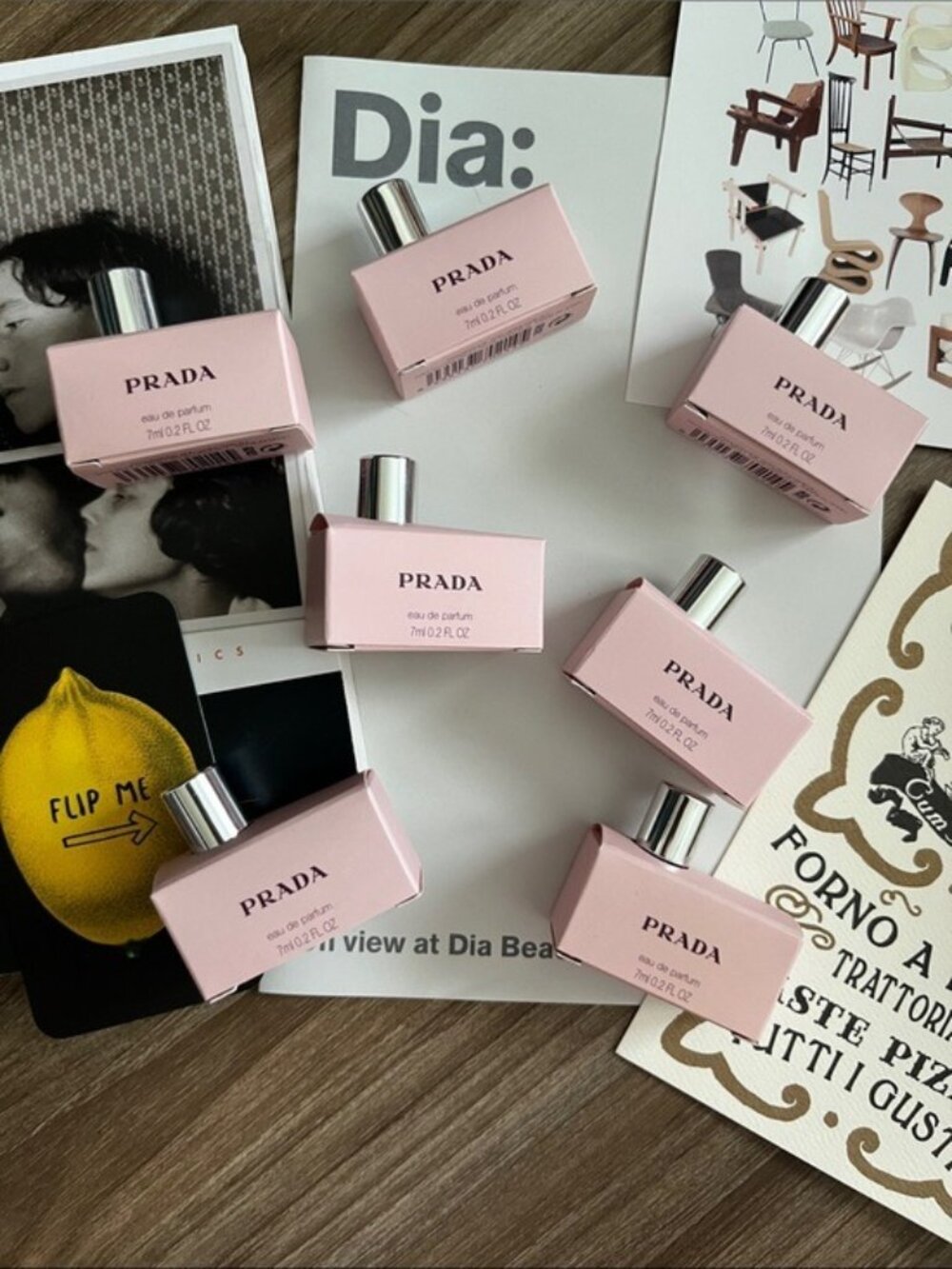 Prada Pink Mini Eau de Parfum 7ml bottle Travel Floral